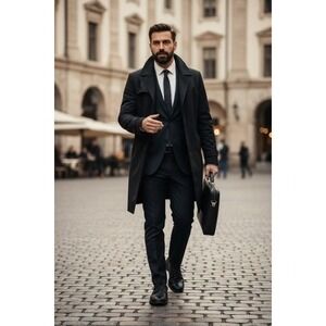 NAOT DENALI‎ Black Leather Lace up Shoes Men's 11